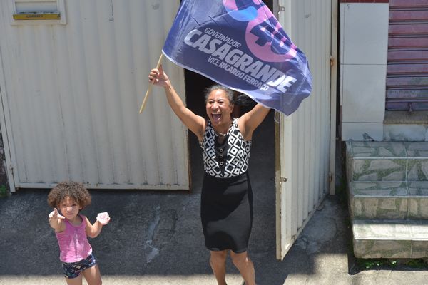 Último dia de campanha de Renato Casagrande na Grande Vitória por Divulgação/Hélio Filho