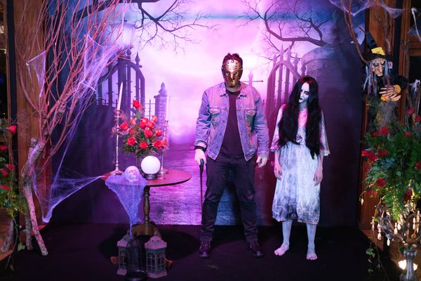 Personagens que animaram a festa