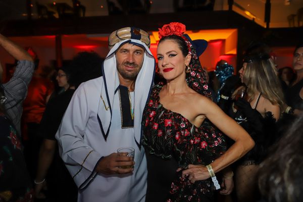 Léo Gava e Flávia Dalla