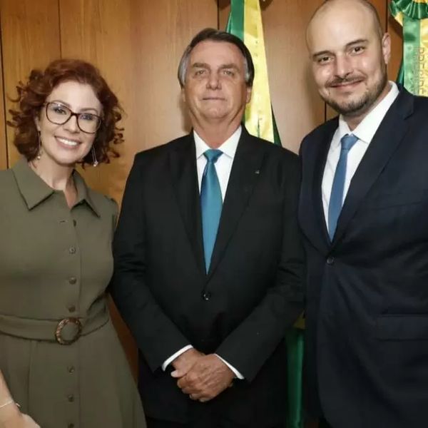 Zambelli, Bolsonaro e Dárcio Bracarense