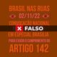 Imagem - É falso que artigo 142 da Constituição Federal preveja intervenção no país