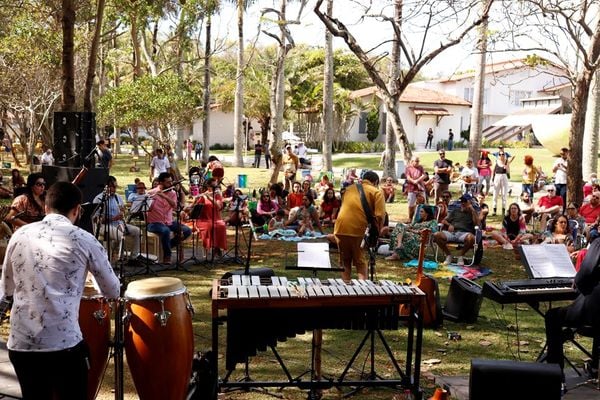 Festival Parque Aberto, no Parque Cultural Casa do Governador, em Vila Velha