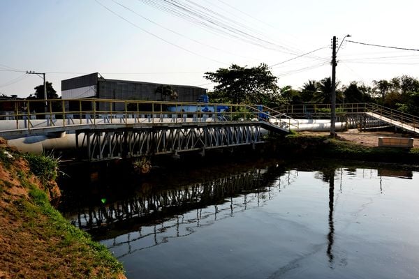 Matéria sobre esgoto em Vila Velha