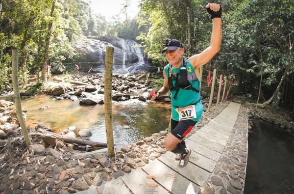 O Adilson Ulhoa, de 70 anos, é apaixonado em corrida de rua há mais de 38 anos