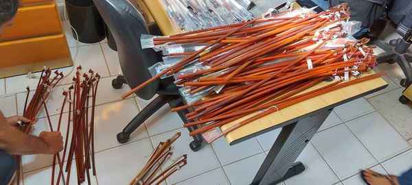 Madeira ilegal apreendida durante a Operação Ibirapitanga II, da Polícia Federal e do Ibama por Divulgação | Polícia Federal