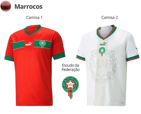 Portugal lança uniforme para a Copa do Mundo 2022: metade vermelho, metade  verde, futebol internacional