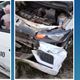 Imagem - Carro de prefeitura do ES capota em acidente às margens da BR 101