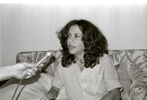 A cantora Gal Costa esteve no Espírito Santo em 1982