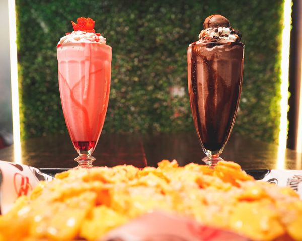 Milkshakes da hamburgueria Heróis Burger, com unidade em Vila Velha por Heróis Burger/Divulgação