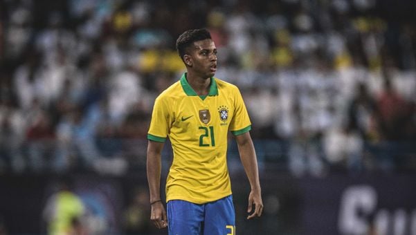 Rodrygo, atacante da Seleção Brasileira