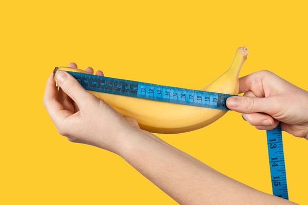 Tamanho da banana, medindo a banana
