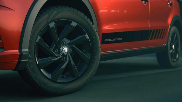 Detalhe da roda do Gol Last Edition por Volkswagen/Divulgação