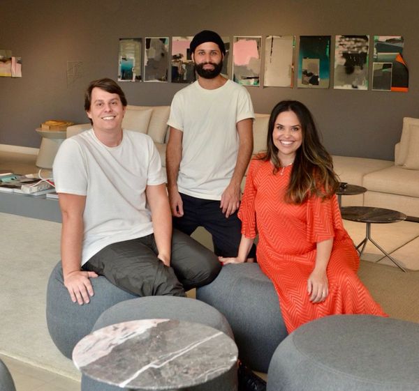 Levy Netto, Guilherme Gafi e Tatiana Coutinho