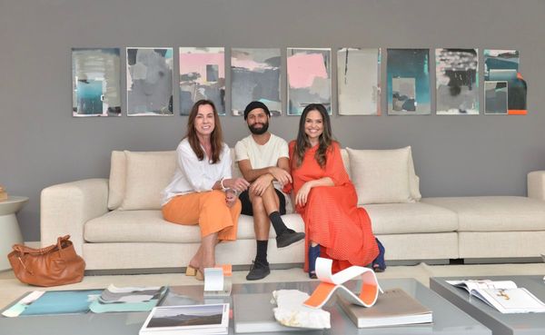 Luciana Almeida,  Guilherme Gafi e Tatiana Coutinho