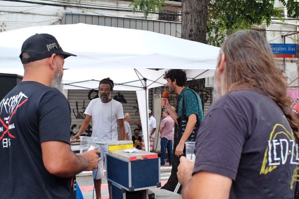 Viva Golias: discotecagem com vinil em homenagem a Valter Vieira da Silva, o Golias por Fernando Madeira