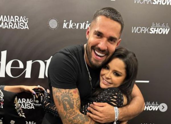 Bil Araújo e Maraísa foram vistos juntos em um evento em Goiânia: será que está rolando namoro?