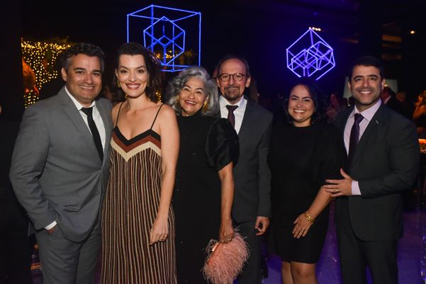 Cicero, Karen, Ligia, Idalberto, Catharina Moro e Thiago Pinhatti