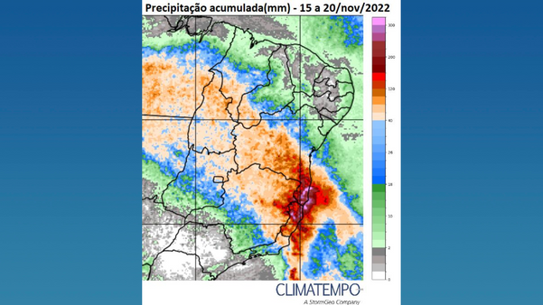Frente fria traz muita chuva e deixa acumulado perto de 200 mm no ES