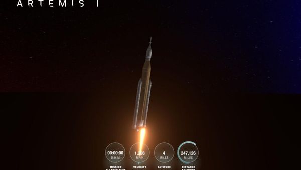 Nasa lança missão lunar Artemis 1