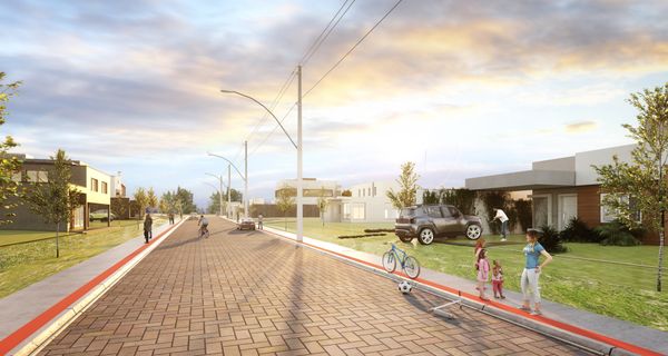 Perspectivas do Lagoa Park III, novo loteamento da Lotes CBL, em Linhares por Lotes CBL/Divulgação