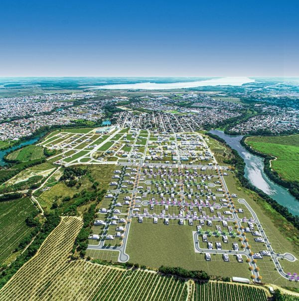 Perspectivas do Lagoa Park III, novo loteamento da Lotes CBL, em Linhares por Lotes CBL/Divulgação