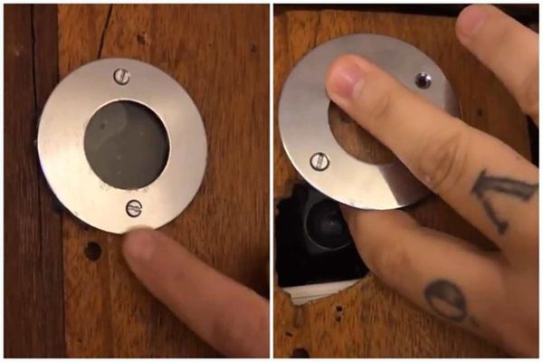 Casal estranha reflexo e acha câmera escondida em quarto alugado por temporada no RJ