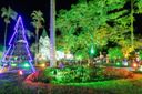 Decoração na Praça Dr. Arthur Gerhardt em Domingos Martins em 2021