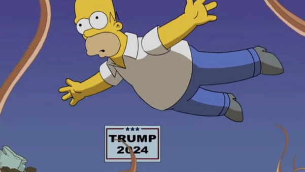 'Os Simpsons' adivinham nova candidatura de Donald Trump para a presidência em 2024