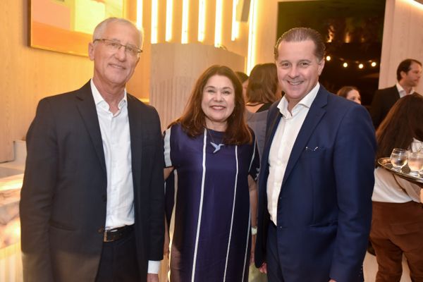 Luciano Machado, Rita Tristão e Bruno Pinho