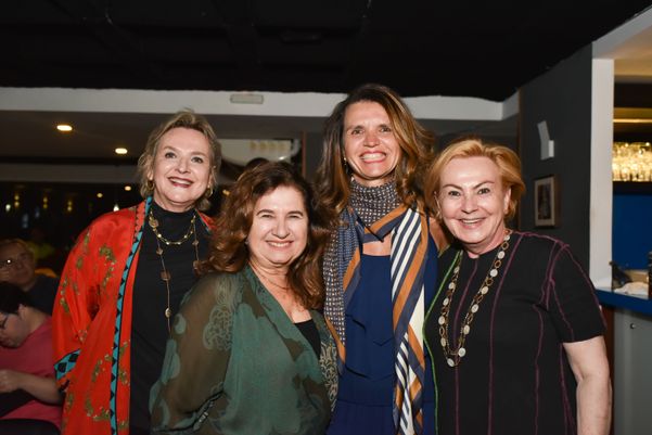 Zanza Dalcolmo,  Rowena Tovar,  Cristiane Mendonça e Beth Dalcolmo