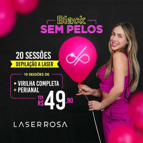 Black Friday na Laser Rosa por Shopping Vitória/Divulgação