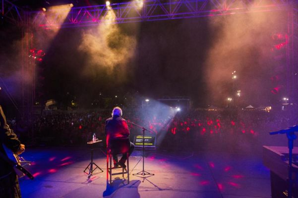 Erasmo Carlos fez show no encerramento do Festival de Cinema de Vitória 2022, em setembro, na Prainha/Vila Velha por  Acervo IBCA-Galpão