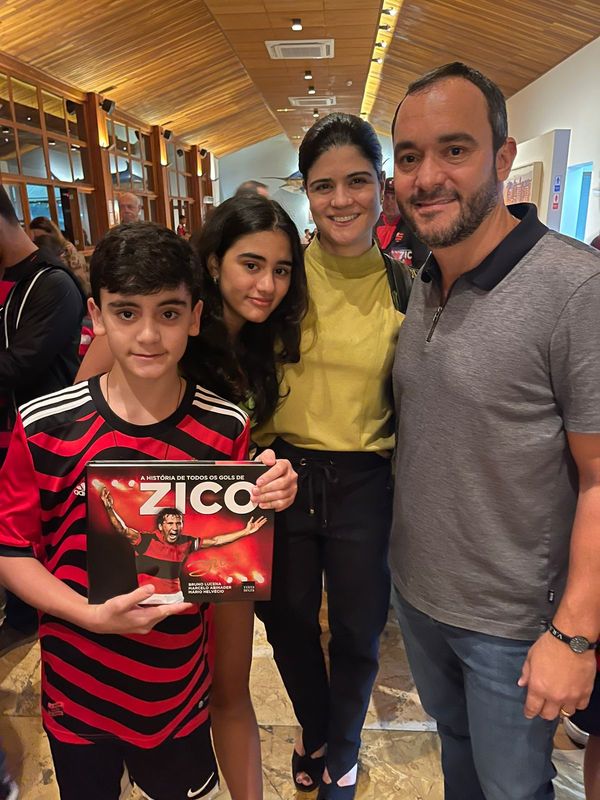 Felipe Finamore, Fernanda, Luana e Felipinho