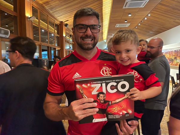 Leandro Piquet e o filho Eros