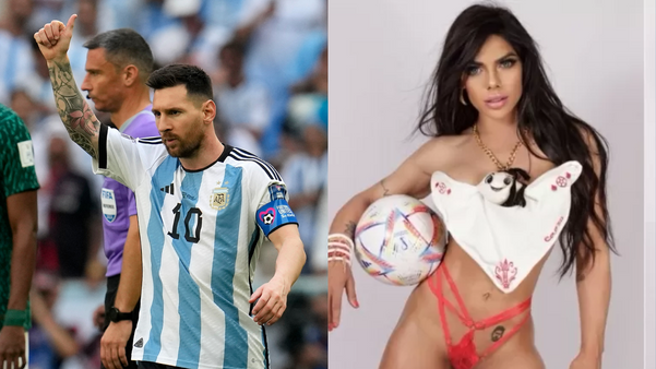 Messi e Suzy Cortez
