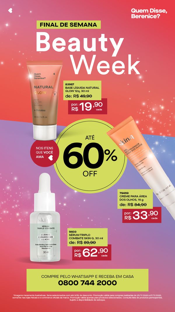 Ofertas da Quem Disse, Berenice?  por Shopping Vitória/Divulgação