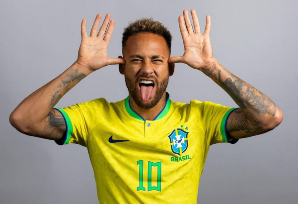 Neymar, atacante da Seleção Brasileira