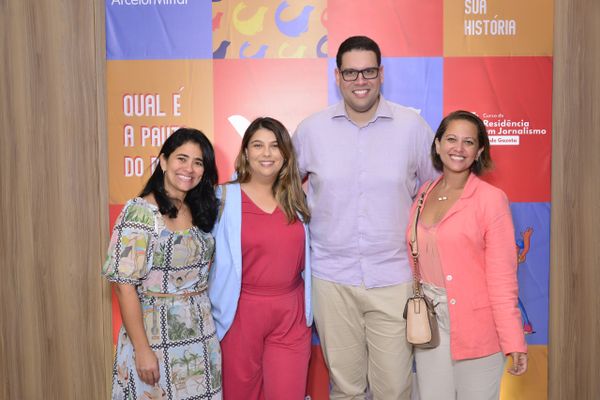 Ana Isabela Almeida, Elaine Vieira, Pedro Rezende e Brenda Nascimento
