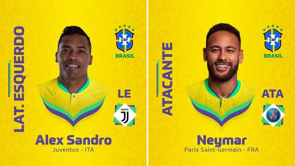 Seleção Brasileira: Alex Sandro e Neymar são do signo de Aquário