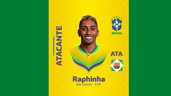 Seleção Brasileira: Raphinha é do signo de Sagitário