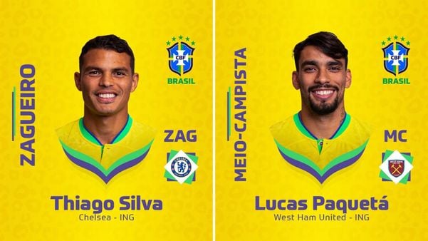 Seleção Brasileira: Thiago Silva e Lucas Paquetá são do signo de Virgem