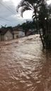 Vila Pavão fica debaixo d'água após chuva forte no ES(Leitor | A Gazeta)