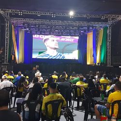 Arena Torcida Capixaba, em parceria com a Rede Gazeta, no Matrix, em Cariacica