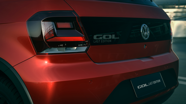 Na traseira, a nomenclatura Last Edition por Volkswagen/Divulgação