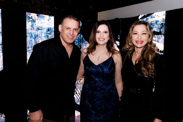 Julio Riva, Giane Giro e Catarina Riva