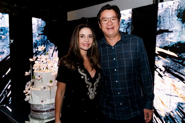 Karine Moyses e Fernando Moro