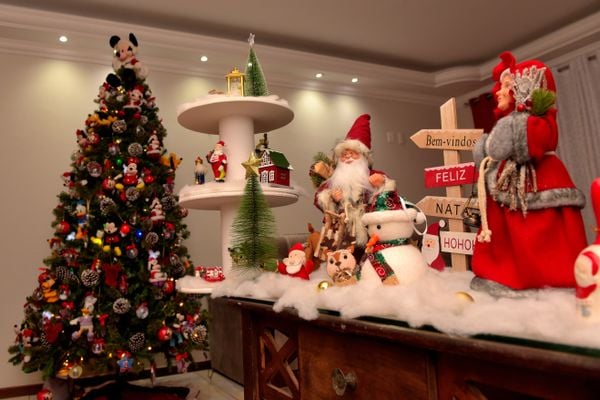 Meirelande Freitas decorou a casa para a chegada do natal  por Fernando Madeira