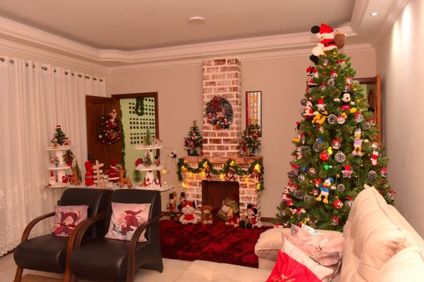 Meirelande Freitas decorou a casa para a chegada do natal  por Fernando Madeira