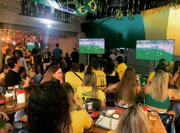 Veja bares para assistir o jogo do Brasil em Maringá