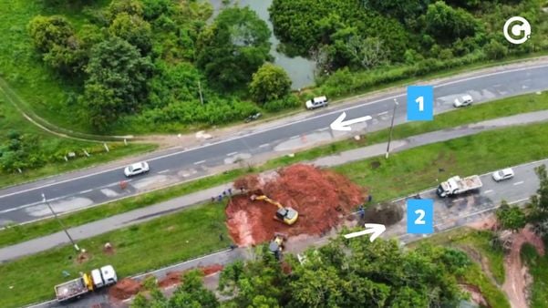 Sentido da Avenida Audifax Barcelos está interditado na Serra